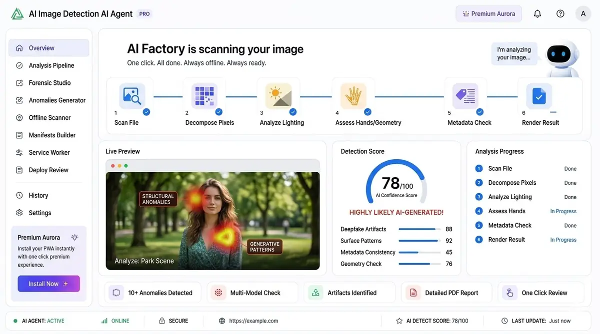 AI geofence alerts app — example of the AI tool dashboard software
